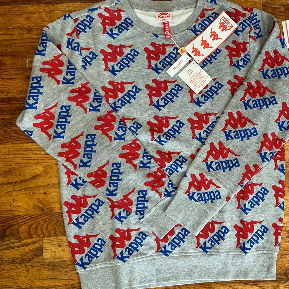 🔥🔥Kappa Large Light Blue Regular fit / Slim fit Sweatshirt 🔥🔥
